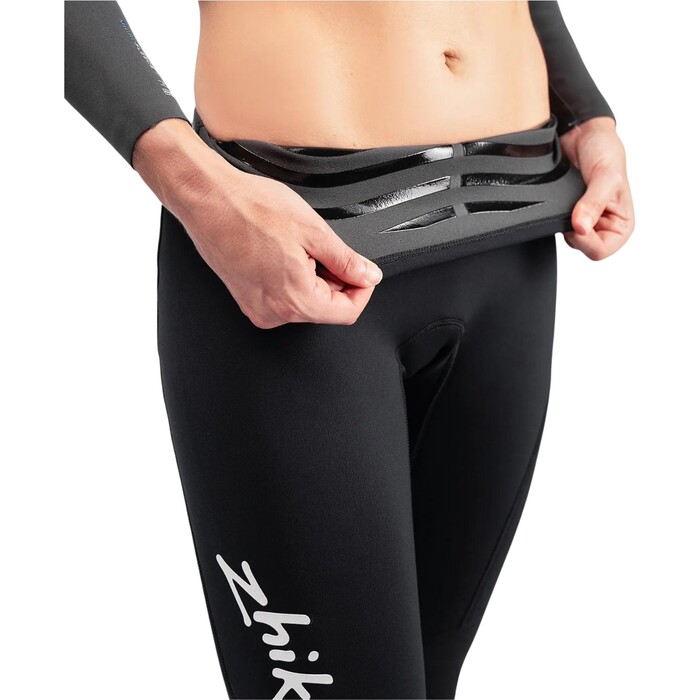 2024 Zhik Frauen Microfleece Paddle Pants PNT-0580-BLK - Black